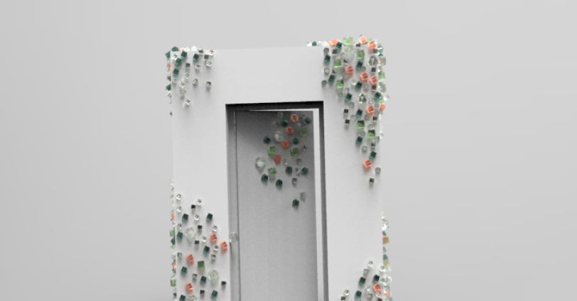the door