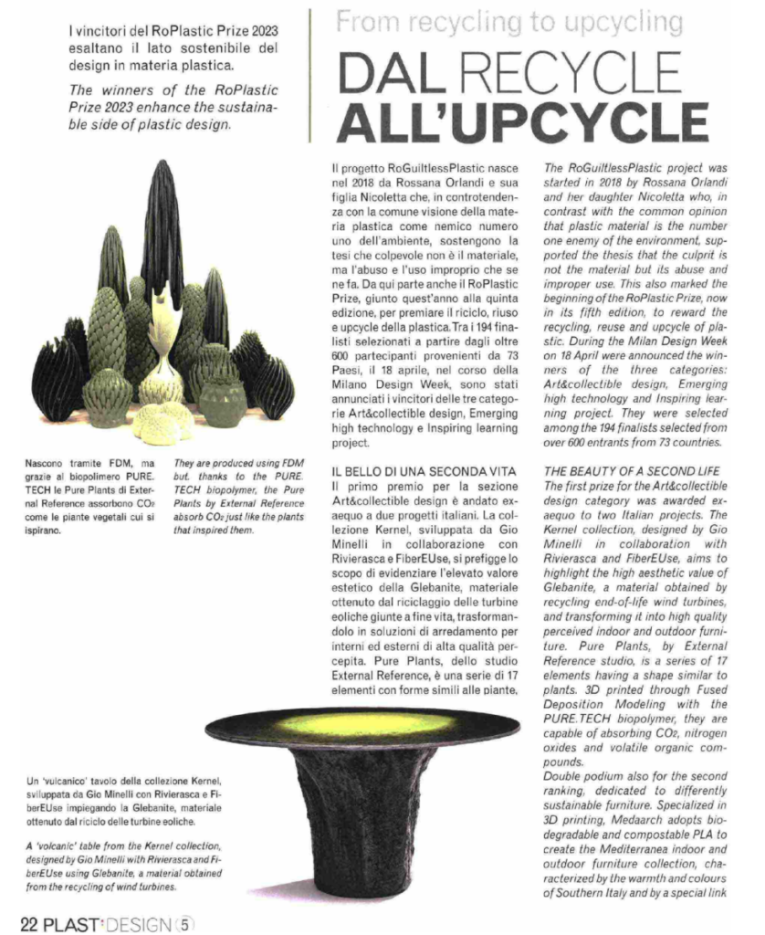 Dal recycle all’upcycle